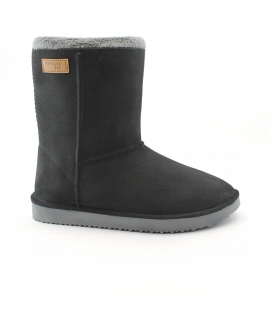 GRUNLAND VEG DOOM boot donna stivaletti finto pelo impermeabili  vegan shoes