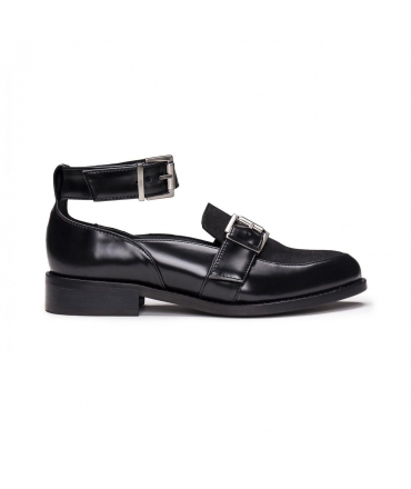 Mocassino con cinturino in pelle | GIORGIO ARMANI Donna