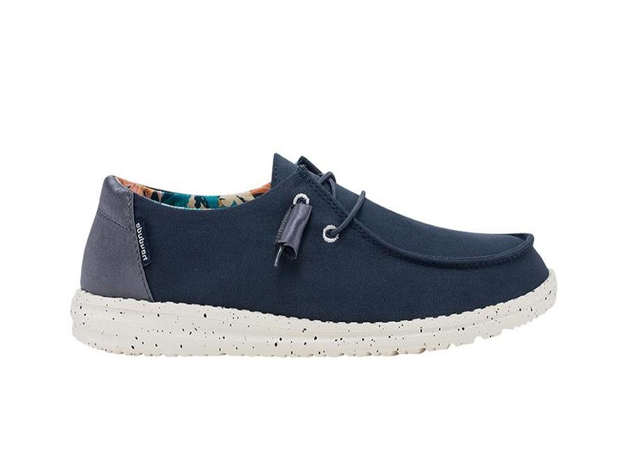 SNEAKER DONNA PELLE BLU | ACS Calzature Italiane