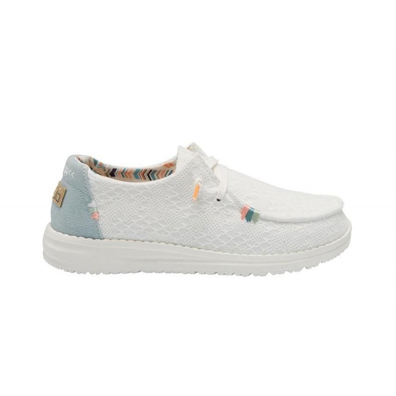 HEY DUDE WENDY Scarpe Donna sneakers lacci estive traspiranti vegan shoes