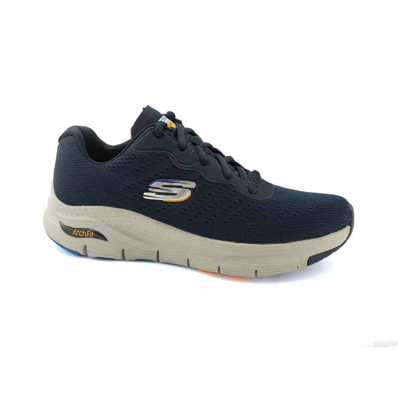 Skechers Vegan Sneakers Uomo traspiranti knit lacci ArchFit