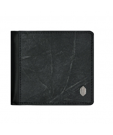Portefeuille pour homme porte-monnaie feuilles végétaliennes imperméables