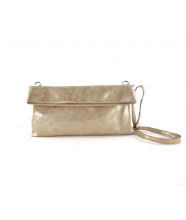 VSI ROSE Rectangular vegan bag with removable shoulder strap, zipper, pochette made in Italy