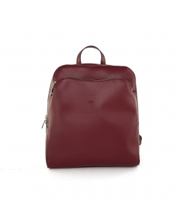 VSI PARIS Veganer Apfel-Rucksack Appleskin bordeaux Griff verstellbare handwerkliche Riemen Made in Italy