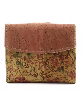ARTELUSA Cartera Mujer monedero vegano corcho
