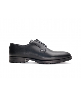 NAE Mikel Men's classic vegan black derby shoes with waterproof laces