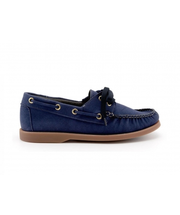 NOAH Alex unisex vegan sailing loafers with light lace-ups