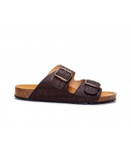 NAE Darco ciabatte sughero doppia fascia vegan Unisex fibbie