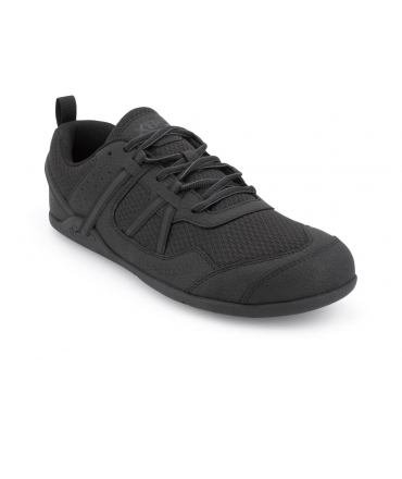 XERO PRIO Chaussures végétaliennes Hommes noirs courir pieds nus voyage lacets extérieurs écologiques minimes