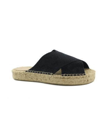 Women's shoes slippers PET recycled crossing jute vegan shoes