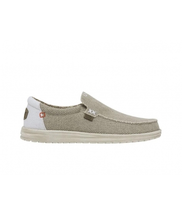 HEY DUDE vegan MIKKA Braided off white Scarpe Uomo slip on mocassini cotone bio estive traspiranti