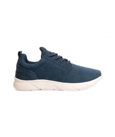 8000 KICKS Explorer V2 sneakers canapa blu vegan lacci suola alga
