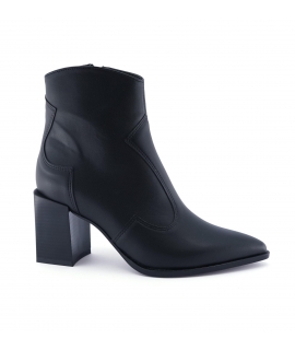 VSI NYSA Chaussures pour femmes Bottines à bout zippé talon chaussures vegan Made in Italy
