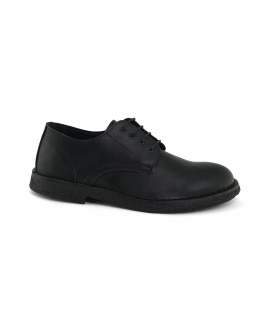VSI BASIL Chaussures casual véganes Homme noir à lacets Made in Italy