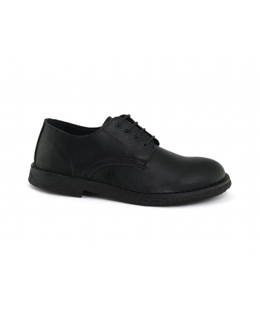 VSI BASIL Chaussures casual véganes Homme noir à lacets Made in Italy
