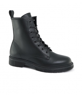 VSI DRID Botas veganas Mujer 8 agujeros cremalleras laterales impermeables Cordones Made in Italy