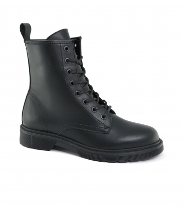 VSI DRID Bottines véganes Femme 8 trous zips latéraux étanches Made in Italy