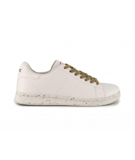 ACBC Timeless sneakers vegan bianche riciclate White & Red