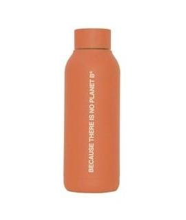 ECOALF Bronson orangefarbene Edelstahl-Thermoflasche mit Verschluss 510 ml