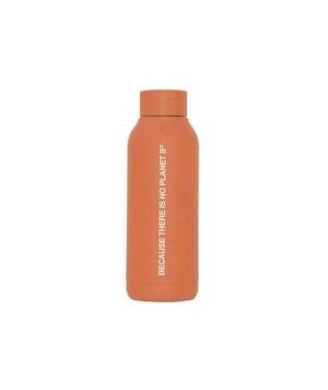 ECOALF Bronson orangefarbene Edelstahl-Thermoflasche mit Verschluss 510 ml