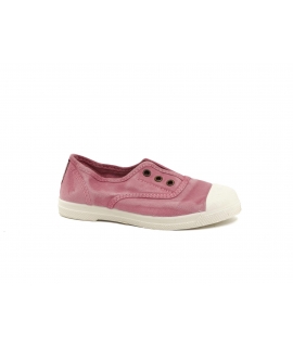 NATURAL WORLD vegan Girl's shoes Pink sneakers Cotton Bio slip on eco