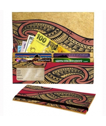 GREEN BANANA PAPAER Woman vegan banana fiber wallet