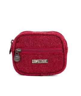 Monedero unisex cáñamo zip vegano