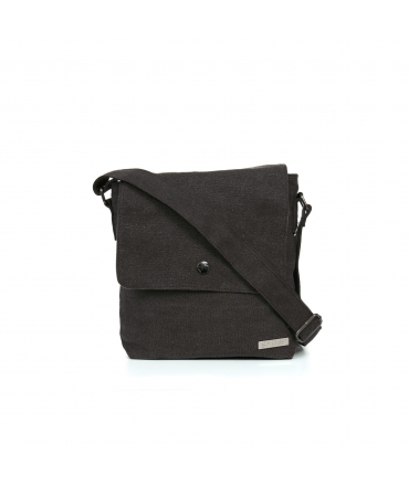 SATIVA Shoulder Bag Unisex adjustable hemp vegan automatic button