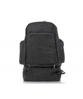 SATIVA Adventurer Zaino da viaggio canapa grigio scuro sostenibile unisex vegan