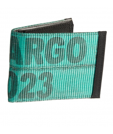 Portefeuille et porte-monnaie JAGGERY porte-cartes recyclés à partir de ceintures de chargement