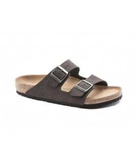 BIRKENSTOCK Arizona BS Vegan Uomo ciabatte fibbie dust black sughero