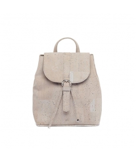 Zainetto vegan Donna sughero naturale cinghia con bottone