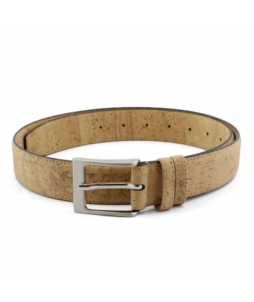 Cinturón hombre vegano de corcho natural ecológico