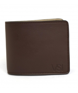 VSI MASI portafoglio portamonete vegan marrone mais made in Italy