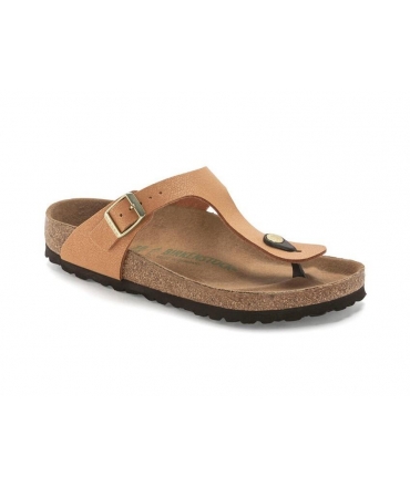 BIRKENSTOCK Gizeh Vegan pecan flip flops Woman anatomical footbed