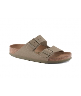 BIRKENSTOCK Arizona chaussons végétaliens vert kaki chaussures végétaliennes en tissu unisexe