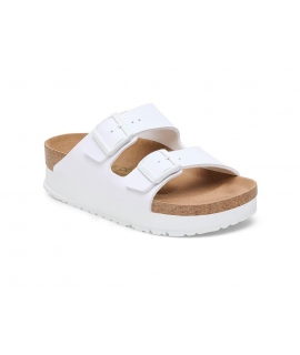 PAPILLIO vegan von Birk Arizona weisse Hausschuhe Vegane Plateauschuhe für Damen