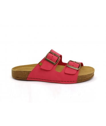 EL NATURALISTA Balance Pantoufles végétaliennes Chaussures végétaliennes à double bande colorées pour femme