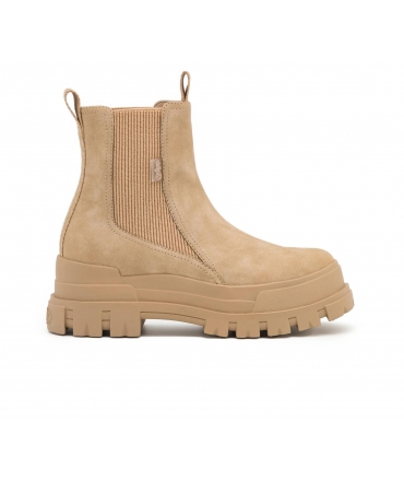 BUFFALO vegan ASPHA CHELSEA MID Vegan beatles boot thick sole elastic vegan shoes