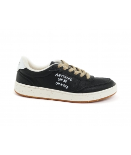 ACBC Evergreen sneakers vegan nere uva unisex riciclate lacci juta