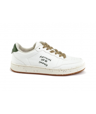 ACBC Evergreen sneakers bianche vegan cactus unisex riciclate lacci juta