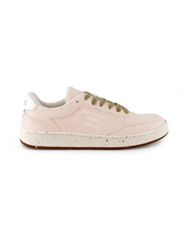 ACBC Evergreen recycled pink vegan sneakers jute laces