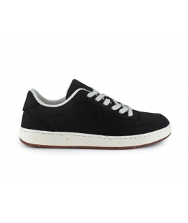ACBC Evergreen schwarze vegane Sneaker, recycelte ökologische Schnürsenkel