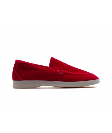 Mocassins pour femmes faits main, écologiques et vegan, effet velours, de Solari Milano