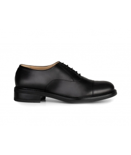 Solari Milano Oxford donna scarpe classiche eleganti formali vegane nere in mais