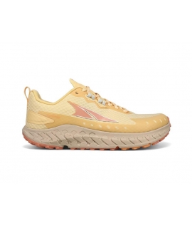 ALTRA OUTROAD Scarpe vegane running zero drop donna ibride pianta larga orange eco