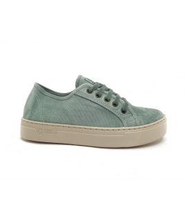 NATURAL WORLD vegan sneakers water green platform Bio Cotton removable footbed vegan shoes