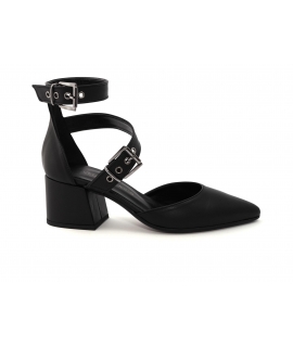 VSI DELO Zapatos Mujer Sandalias Biopolioli correa en el talón hebillas zapatos veganos Made in Italy