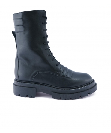 VSI LEVI Scarpe Donna Anfibi alti 9 buchi Biopolioli zip lacci vegan shoes impermeabili Made in Italy