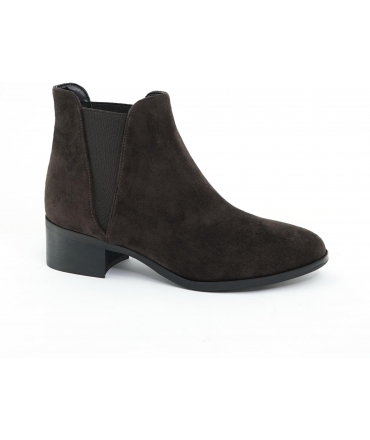 VSI EMI Brown vegan beatles ankle boots elastic heel vegan shoes Made in Italy